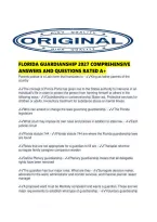 Florida Guardianship 2027 Comprehensive Answers And Questions Rated A&period;pdf