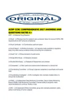 Acrp Ccrc Comprehensive 2027 Answers And Questions Rated A&period;pdf