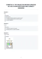 Comptia A&plus; 1101 Objective Review Updated&NewLine;Actual Exam Questions And Correct&NewLine;Answers