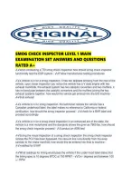 Smog Check Inspector Level 1 Main Examination Set Answers And Questions