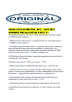 Smog Check Inspector Level 1 2027 Test Answers And Questions Rated A&period;pdf