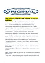 Csrs Review Actual Answers And Questions Rated A&period;pdf