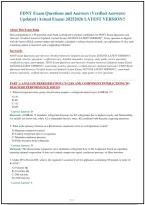 FDNY Exam Questions and Answers &lpar;Verified Answers&rpar; Updated &lpar;Actual Exam&rpar; 20252026 LATEST