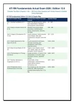 ATI RN Fundamentals Actual Exam 2026 &vert; Edition 12&period;0 &NewLine;Complete Test Bank &lpar;Chapters 1&ndash;58&rpar; &mdash; 350 Exam-Style Questions with Verified Answers & Detailed &NewLine;Clinical Rationales  