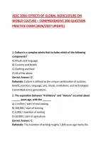 Aesc 2050&colon; Effects Of Global Agriculture On World Culture &ndash; Comprehensive 200-Question Practice Exam &lpar;2026&sol;2027 Update&rpar;