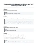 Construction Exam 2 Questions With Complete&NewLine;Answers &lpar;100&percnt; Accurate&rpar;&NewLine;