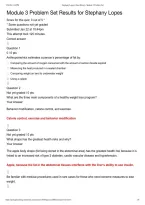 BIO D 121 Module 3 Problem Set &mdash; Complete Questions&comma; Correct Answers and Detailed Explanations &vert; Portage Learning