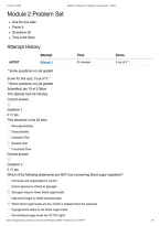 BIO D 121 Module 2 Problem Set&colon; Nutrition &mdash; Complete Questions&comma; Correct Answers and Detailed Explanations &vert; Portage Learning