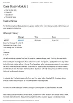 BIO D 121 Module 2 Nutrition Case Study &mdash; Complete Case Study Questions&comma; Answers and Rationale &vert; Portage Learning