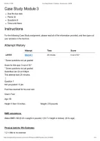 BIO D 121 Module 3 Nutrition Case Study &mdash; Complete Case Study Questions&comma; Answers and Rationale &vert; Portage Learning
