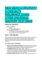 2026&sol;2027 New Mexico Property & Casualty Insurance Exam Prep&colon; S-Tier Universal Mastery Test Bank &lpar;Elite Q&A&rpar;