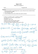 MATH 3339 Homework 4 &mdash; Complete Solutions and Step-by-Step Explanations &vert; University of Houston