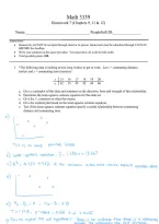 MATH 3339 Homework 3 &mdash; Complete Solutions and Step-by-Step Explanations &vert; University of Houston