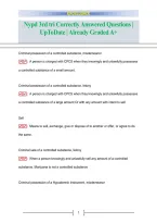 NYPD 3rd Trimester Exam Review &vert; Practice Questions & Answer Guide