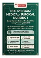 NSG 123 Medical-Surgical Nursing I Exam Prep &mdash; Comprehensive Review &plus; Practice MCQs &mdash; Herzing University 2026&sol;2027