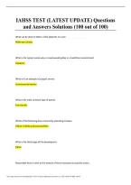 IAHSS Certification Test &vert; Practice Questions&comma; Answers & Study Guide