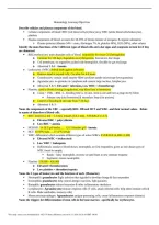 Hematology Learning Objectives &vert; Blood Disorders&comma; Key Concepts & Study Guide
