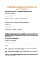 NUR 280 quiz Exam questions and answer well&NewLine;verified 2026&vert;2027&period;