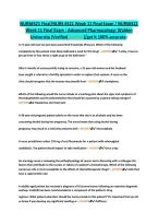 NURS6521 Final&sol;NURS 6521 Week 11 Final Exam &sol; NURS6521&NewLine;Week 11 Final Exam &colon; Advanced Pharmacology&colon; Walden&NewLine;University &lpar;Verified Answer&rpar;&sol;get it 100&percnt; accurate&excl;&excl;&NewLine;