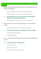 Test Bank For PSYC 3320 Exam 2 2026&sol;2027 &vert; Motivation and Arousal Concepts &vert; Psychology Practice Questions & Answers &vert; Exam Prep
