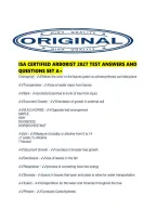Isa Certified Arborist 2027 Test Answers And Questions Set A&period;pdf