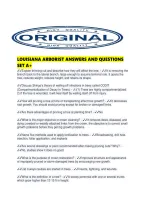Louisiana Arborist Answers And Questions Set A&period;pdf