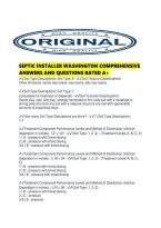 Septic Installer Washington Comprehensive Answers And Questions