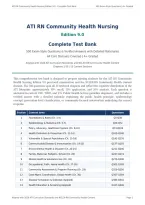 ATI RN COMMUNITY HEALTH NURSING EDITION 9&period;0 ACTUAL EXAM 2026&sol;2027 &vert; Complete Test Bank &vert; 500 Questions &vert; Verified Answers & Rationales &vert; Pass Guaranteed - A&plus; Graded&NewLine;&NewLine;