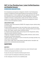 SAIT 1st Year Plumbing Exam &vert; Latest Verified Questions &NewLine;and Detailed Answers 