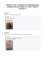 Crossfit Level 1 Trainer Test Questions And&NewLine;Answers Solved Correctly Latest Update&NewLine;Graded A&plus;