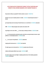Cltm  Exam &lpar;Actual Exam&rpar; With Correct Actual Questions And &NewLine;Correctly Well Defined Answers Latest Already Graded A&plus;