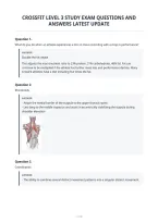 Crossfit Level 3 Study Exam Questions And&NewLine;Answers Latest Update&NewLine;