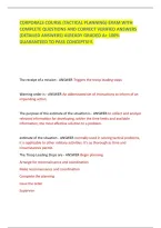 Corporals Course Tactical Planning Exam &vert; Practice Questions&comma; Answers & Exam Review Study Guide 2026&sol;2027