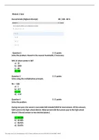 College Algebra Quiz 1 &vert; Complete Solutions&comma; Practice Questions & Step-by-Step Study Guide 2026&sol;2027