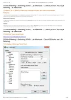 CCNA v3 Routing & Switching &lpar;ICND1&rpar; Lab Workbook &vert; Networking Labs & Certification Study Guide