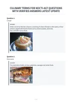 Culinary Nutrition Exam 2 Questions With&NewLine;Verified Answers Latest Update