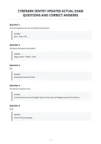 Cyberark Sentry Updated Actual Exam&NewLine;Questions And Correct Answers&NewLine;