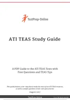 ATI TEAS Study Guide PDF &vert; Comprehensive Practice Questions&comma; Solutions & Exam Review 2026&sol;2027