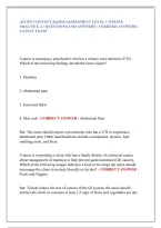 ATI RN Concept-Based Assessment Level 1 Online Practice A &vert; Questions&comma; Answers & Exam Review 2026&sol;2027