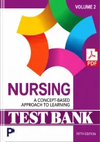 Test Bank for Nursing&colon; A Concept-Based Approach to Learning&comma; Volume 2&comma; 5th Edition &lpar;Pearson Education&comma; 2026&rpar; &vert; All Modules 22&ndash;51 Covered&NewLine;