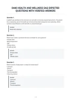 D440 Health And Wellness Eaq Expected&NewLine;Questions With Verified Answers&NewLine;