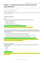 NSG 524 Mental Health Nursing Comprehensive Study Guide&colon; 120 Practice Questions &lpar;PDF&rpar; &vert; 2026&ndash;2027 &vert; Herzing University
