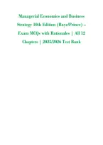 Complete Test Bank for Managerial &NewLine;Accounting&comma; 18th Edition &lpar;Garrison&comma; Noreen&comma; &NewLine;Brewer&rpar; &ndash; All Chapters 1&ndash;16&comma; Verified Q&A &NewLine;with Rationales 
