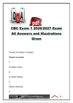 CBC Exam 1 2026&sol;2027 &vert; 7 Exam Questions & 50&plus; Key Terms with Answers &vert; Community Corrections&comma; Probation&comma; Parole & Sentencing