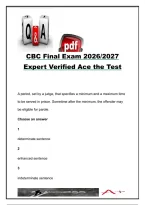 CBC EXAM COMPLETE PACKAGE DEAL