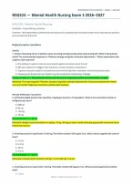 NSG 524 Mental Health Nursing Exam 3&colon; 100 Practice Questions &lpar;PDF&rpar; &vert; 2026&ndash;2027 &vert; Herzing University