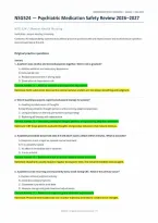 NSG 524 Mental Health Nursing&colon; Psychiatric Medication Safety Review &ndash; 90 Practice Questions &lpar;PDF&rpar; &vert; 2026&ndash;2027 &vert; Herzing University