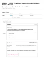 BIOD 331 &vert; NURS 231 Pathophysiology Final Exam with Accurate Questions and Answers &lpar;Verified Answers&rpar; &vert; Latest &lpar;2026&sol;2027&rpar; Updated Version &vert; 100&percnt; Guaranteed Pass &lbrace;JUST RELEASED&rcub; - Portage Learning&period;
