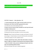 Cbmt &lpar;Mt-Bc&rpar; Exam Prep 2026 Questions With Verified &NewLine;Answers Detailed Rationales Graded A&plus; 