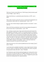 CompTIA A Exams Questions and Answers 20262027 with Certified Solutions A GUARANTEED